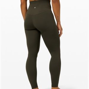 Aligns high rise 28” olive